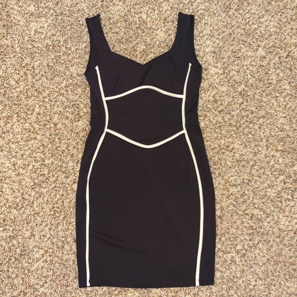 BTFBM Black and White Dress